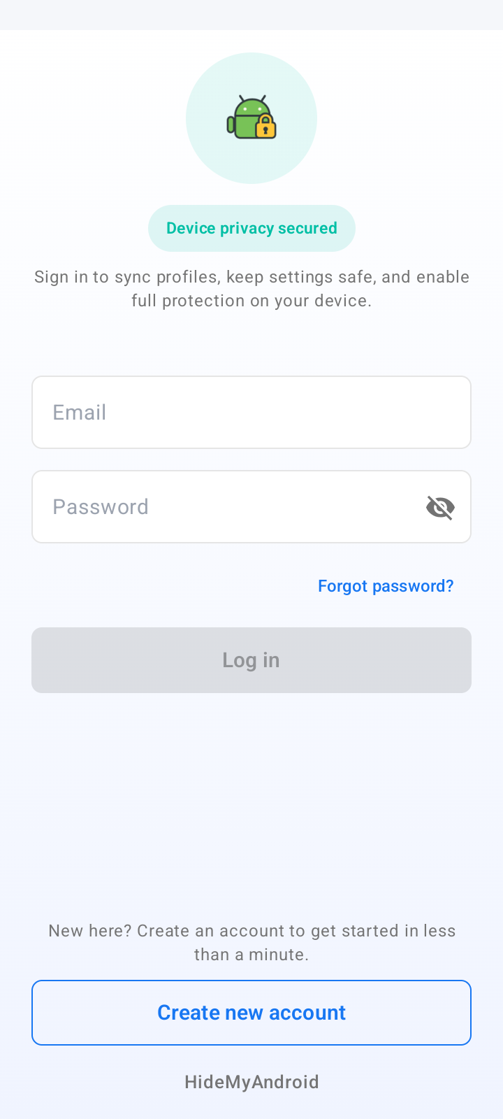 Step 4 - Sign-in screen 1