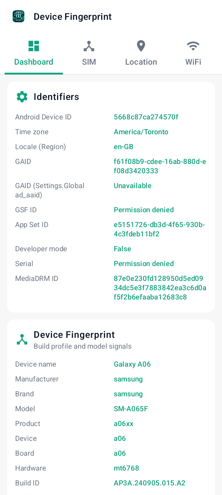 Step 9 - Verify with Device Fingerprint 1