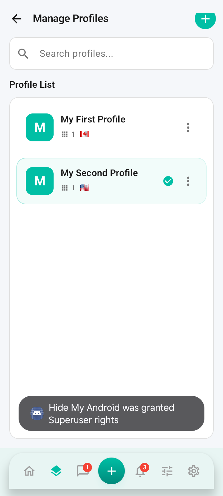 Step 10 - Multiple profiles and switching 1
