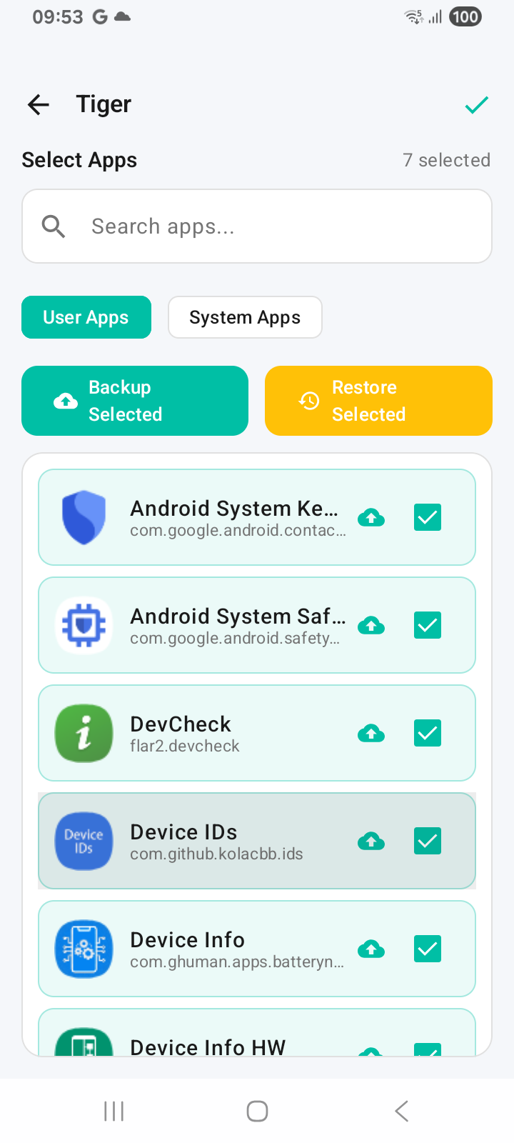 Backup & Restore