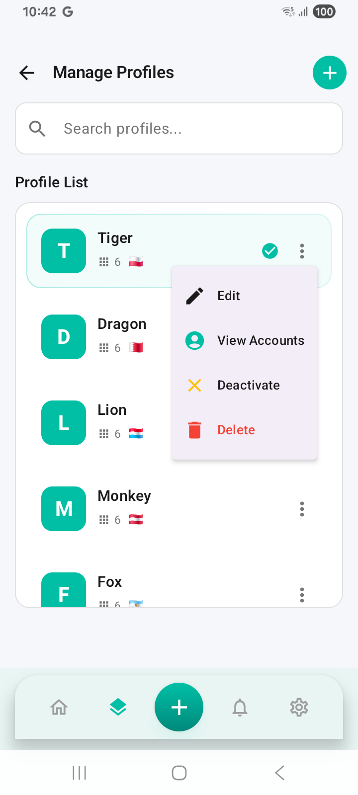 Profile Manager